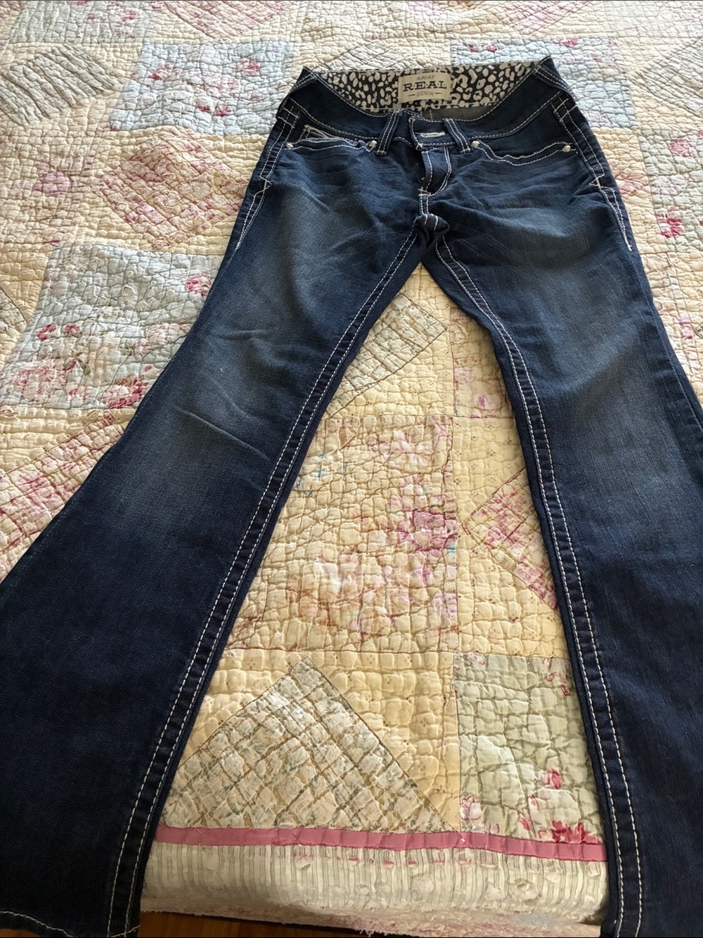 Ariat Dark Indigo Flared Bootcut Jeans